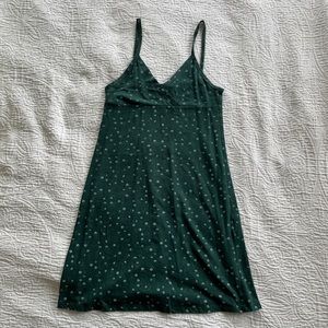 Brandy Melville Amara Dress -Green Floral Sundress